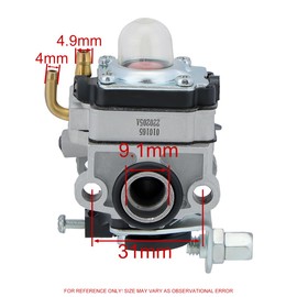 Anzac 753-04296 TB146EC TBE515 Carburetor for Troy-Bilt TB26TB TB475SS TB525CS TB146EC TB590BC TB575SS Gas Trimmer for Troy-Bilt TB146EC TB525CS TBE515 Carburetor Gas Trimmer
