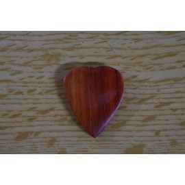 Timber Tones Heart Tone Padauk Guitar Pick - Single Pick