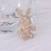 Cute Animal Rabbit Brooch Pin for Women Girls gold plated