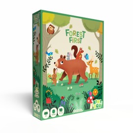 Forest First - Board Game for Children from 3 Years - for 2 to 4 Players - Forest Race - Quick Game Suitable for Young Children - Simple Rules - Kiwizou - Blackrock Games