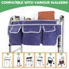Walker Bag,Foldable Walker Storage Bag, Wheelchair Basket Pouch,Multi Pockets Walker