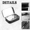 LPMXYW 2 PCS Rectangular Small Tin Boxes With Lid -