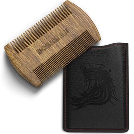 Bossman Pocket Sandalwood Beard and Moustache Comb