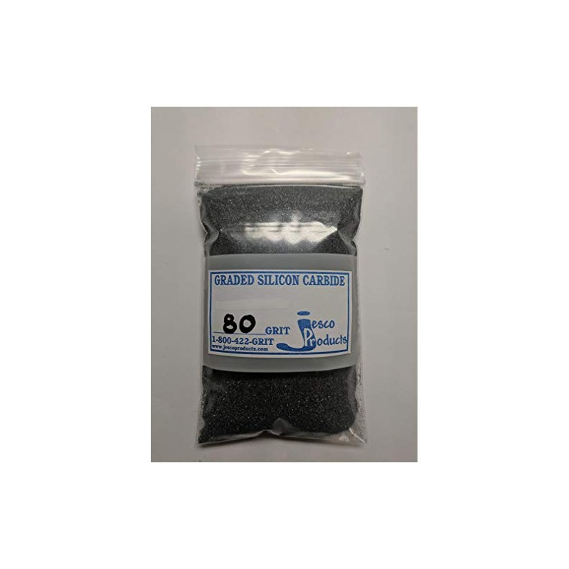 JESCO 5lb 80 Grit Silicon Carbide, Ideal for The 1st