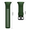 patrohoo Bands for Suunto Core Strap, Rubber Replacement Watch band