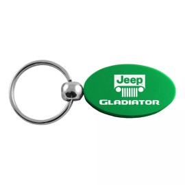 Jeep Gladiator Oval Key Ring (Green)