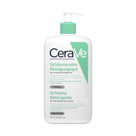 CeraVe Foaming Cleansing Gel for Face and Body, Normal to Oily Skin, with Hyaluronic and 3 Essential Ceramides, 1 x 562 ml