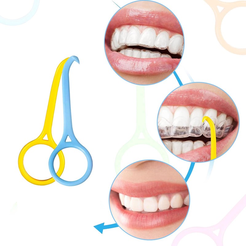 8 Pieces Aligner Removal Tool,4Colors Clear Aligner Remover Tools Remover