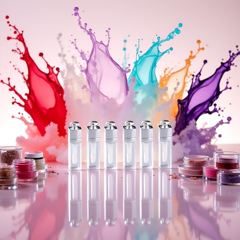 Gammaeon 2 Pieces Clear Lip Gloss Tubes 3ml Refillable Mini