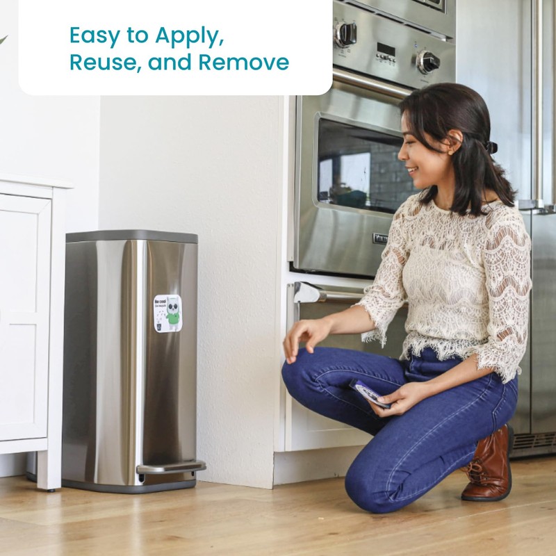 Home Zone Living Kitchen Trash and Recycling Combo Assorted Magnetic