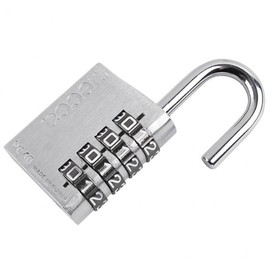 Chrome-Plated Resettable Combination Dial Combination Lock 10ea