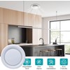 6 Inch Round Air Vent Cover, Steel Adjustable Grille for