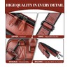 Rabbaniz Laptop Messenger shoulder bag: Genuine Leather work Briefcase 13.3