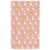 Hamamonyo Tenugui, Bean Mamame Cat, Pink