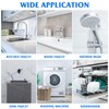 DOITOOL Faucet Diverter Valve with Aerator and Male Threaded Adapter,