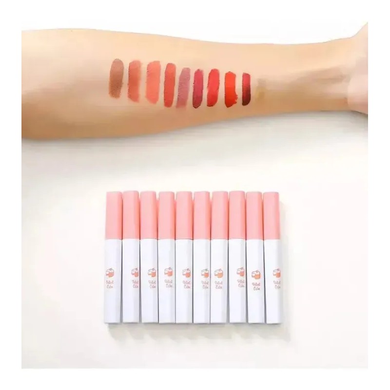 10 Cajas De Cigarrillos Neatlifa Con Lápiz Labial Mate Color