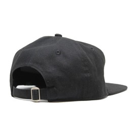 Surf Monkey Mens Womens 100% Organic Cotton 5 Panel Hat One Size, black