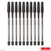 RADIUS 999 Ballpoint Pens, BLACK, Medium Point (1.0mm), Pack of