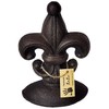 Lulu Decor, Cast Iron Fleur De Lis Door Stop, 2