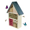 CLEVER GARDEN Wooden Insect House and Hotel, Natural Bug Habitat