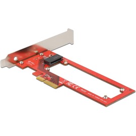 Delock PCI Express x4 Card to 1 x EDSFF E1.S Slot - Low Profile Form Factor