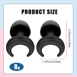 SSKHE C-Shape Ohrstöpsel für Schlafmit Aufbewahrungsbox,wiederverwendbare Ultra Bequeme Ohrstöpsel, für Konzentration,Reisen,Arbeit,Konzerte