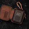Carpetene Genuine Leather Bible Cover Cowhide Bible Case for Men