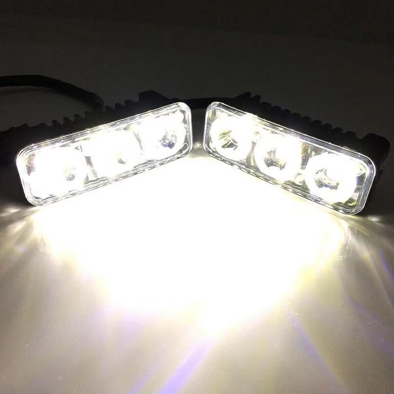 zmart LED Daytime Running Light Waterproof Car High Power Lens