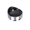 NTHREEAUTO Smoked Bullet Turn Signal Light Lens Cover with Chrome