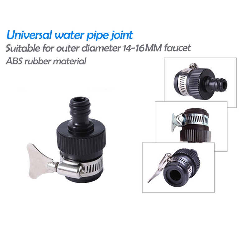 ZhiheHui 2 pcs 16 mm Universal Tap Connector Adapter Mixer