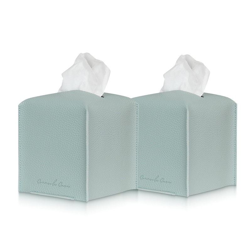 Connsole Casa Premium PU Leather Tissue Box Holder - Elegant