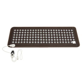 Far Infrared Heating Pad for Back Biomat Infrared Mat Full Body 59.06 * 19.69in Tourmaline Stone Heating Pad Adjustable Temp for Back Neck Shoulder Pain Relief Use
