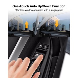 AUGREX Master Power Window Control Switch Front Left Driver Side Fit for Subaru Legacy Outback 2013 2014 2015 2016 2017, Replace 83071AJ21C