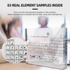 Original Periodic Table with Real Elements Inside, Real Periodic Table