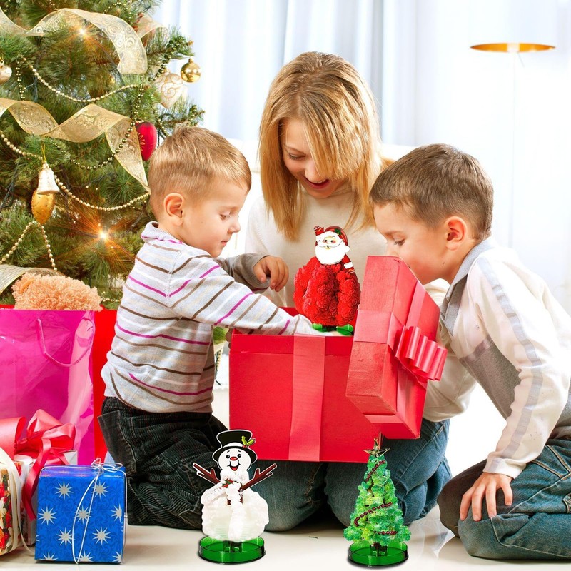 Set of 3 Mini Christmas Tree, Magic Paper Tree, DIY