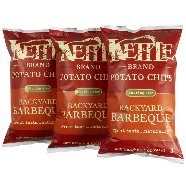 Kettle Brand Backyard Barbecue Chips - 8.5 oz - 3 pk