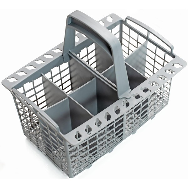 Premium Universal Cutlery Basket for Dishwasher Flexible Basket Compatible with AEG, Bosch, Bauknecht, Miele, Siemens, Neff, Zanussi, Robust Heat-resistant Plastic