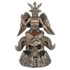 Something Different BF_13631 Backflow Incense Burner | Gold Baphomet LED
