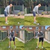 Golf Swing Practice Equipment Alignment Stick Holder Golf Posture Correction