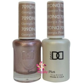 DAISY DND Daisy Duo Gel w/ matching nail polish lacquer - Georgia Peach - 709