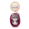 NICI Keyring Sleeping Pets Cat Grey 8 cm