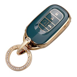 Xangetor Key Case, Smart Key Case for Honda, Key Cover, Premium TPU, Comfortable to Touch, 4 Buttons, Honda Accord Aqua Key Cover, Dedicated Design for Honda, Vezel, S660, Freed, Step Wagon, Odyssey