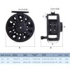 AIMALL ABS Plastic Fly Fishing Reel, Versatile 5/6 & 7/8