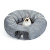 PAWZ Road Cat Tunnel Bed with Central Mat and Peek