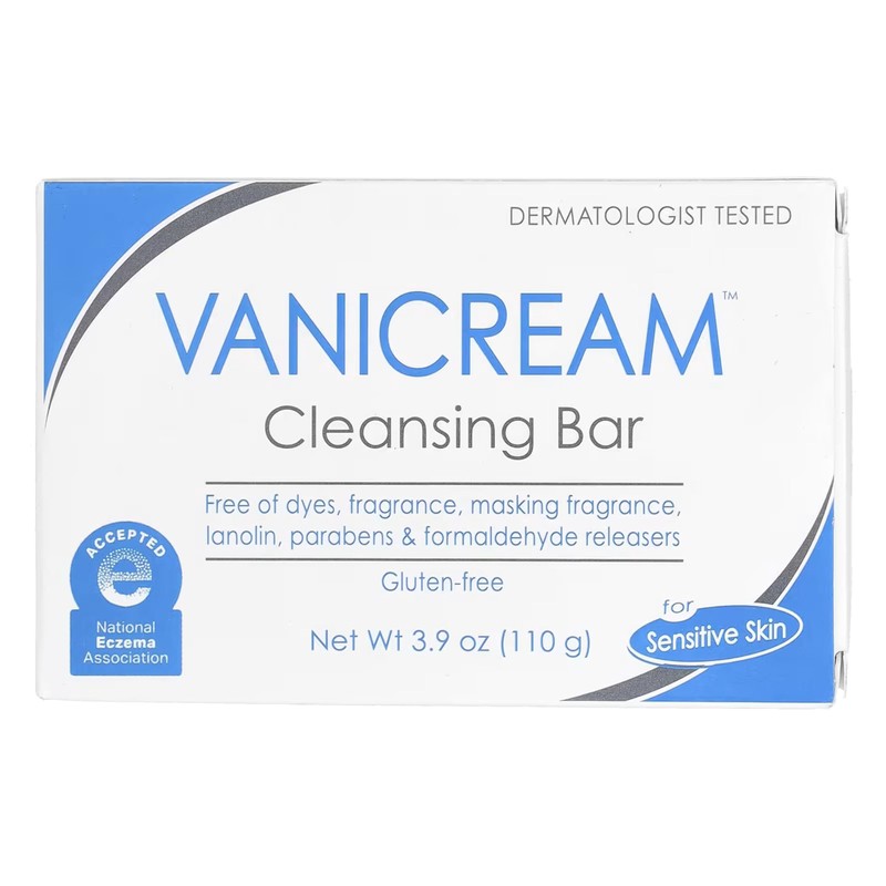 Vanicream Cleansing Bar 3.9 Oz (110 G) Pack of 4