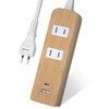Power Strip 2 Outlets + 2 USB Type-A Type-C PD