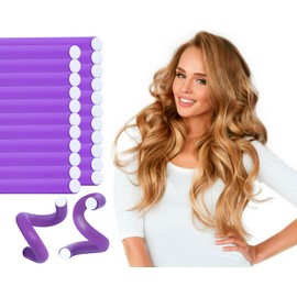 Papilotten Flexible Curlers, Large Hair Curlers, Diameter 16 mm, Length 250 mm