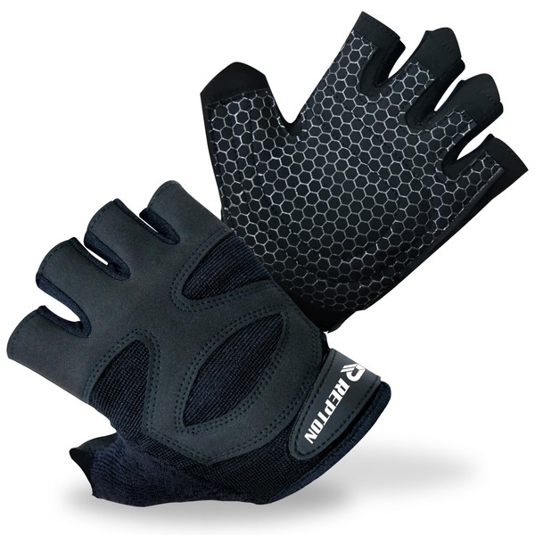 Repton Fitness Gears Gym Gloves with Wrist Strap, Weight Lifting