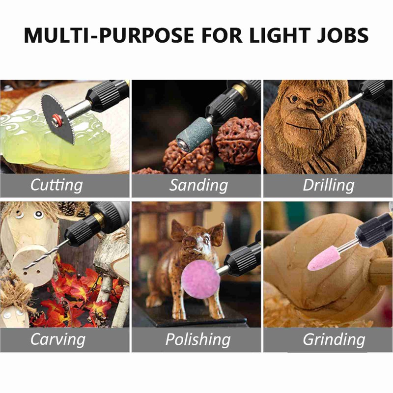 Cordless Small Electric Drill 5 Speed Adjustable Mini Rechargeable Rotary