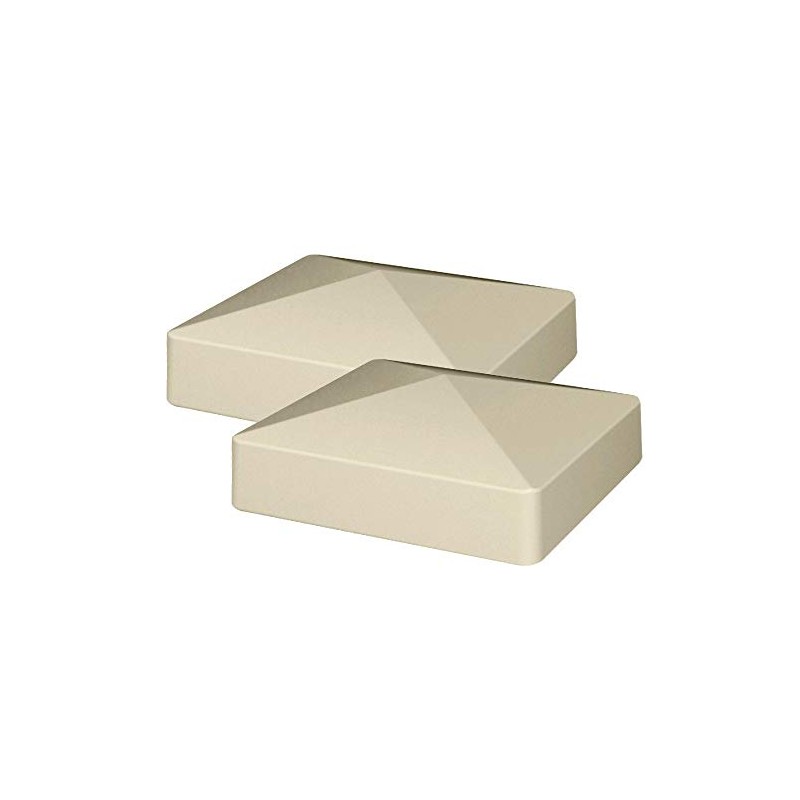 2-Pack Tan PVC Vinyl 5 inch x 5 inch External